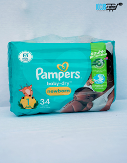 Pampers Baby Dry Diapers Size 1 (34pc) 2-5KG